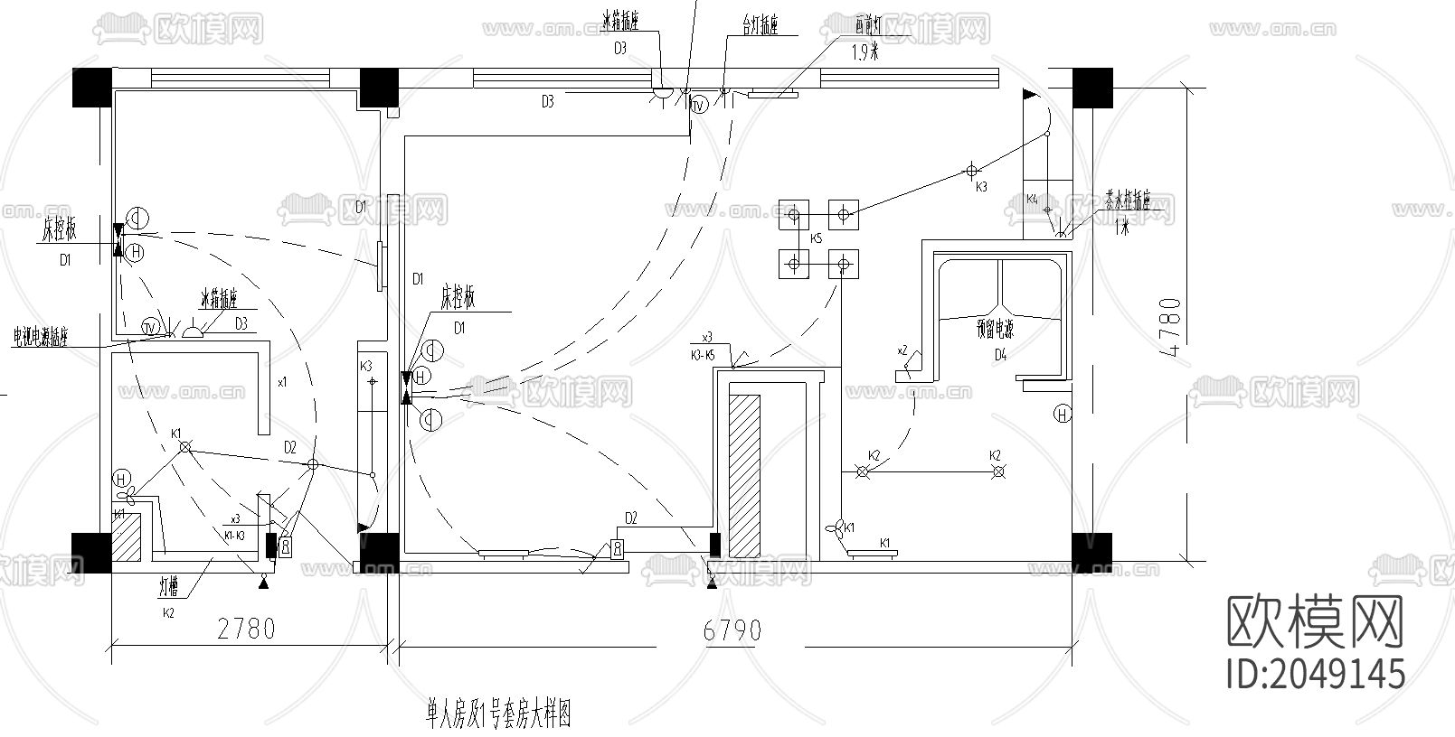 电气节点大样下载（渲染图2）