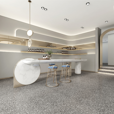  现代美容院su模型 