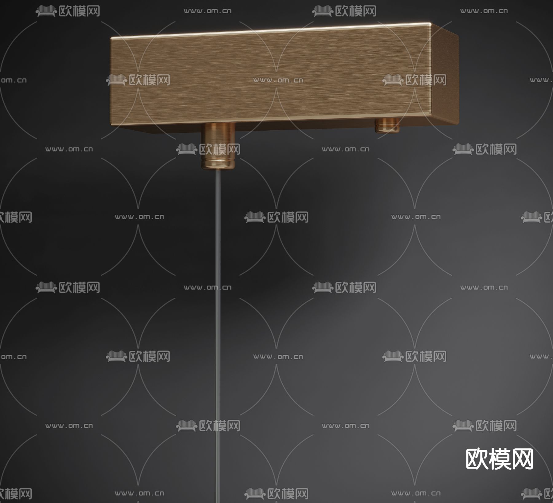 现代轻奢吊灯3d模型