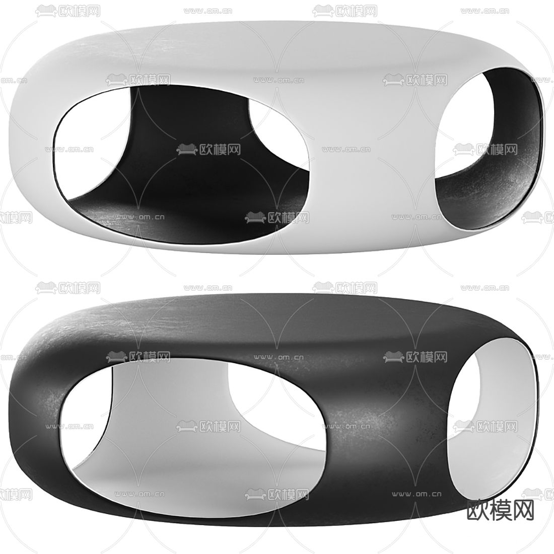 现代简约茶几3d模型