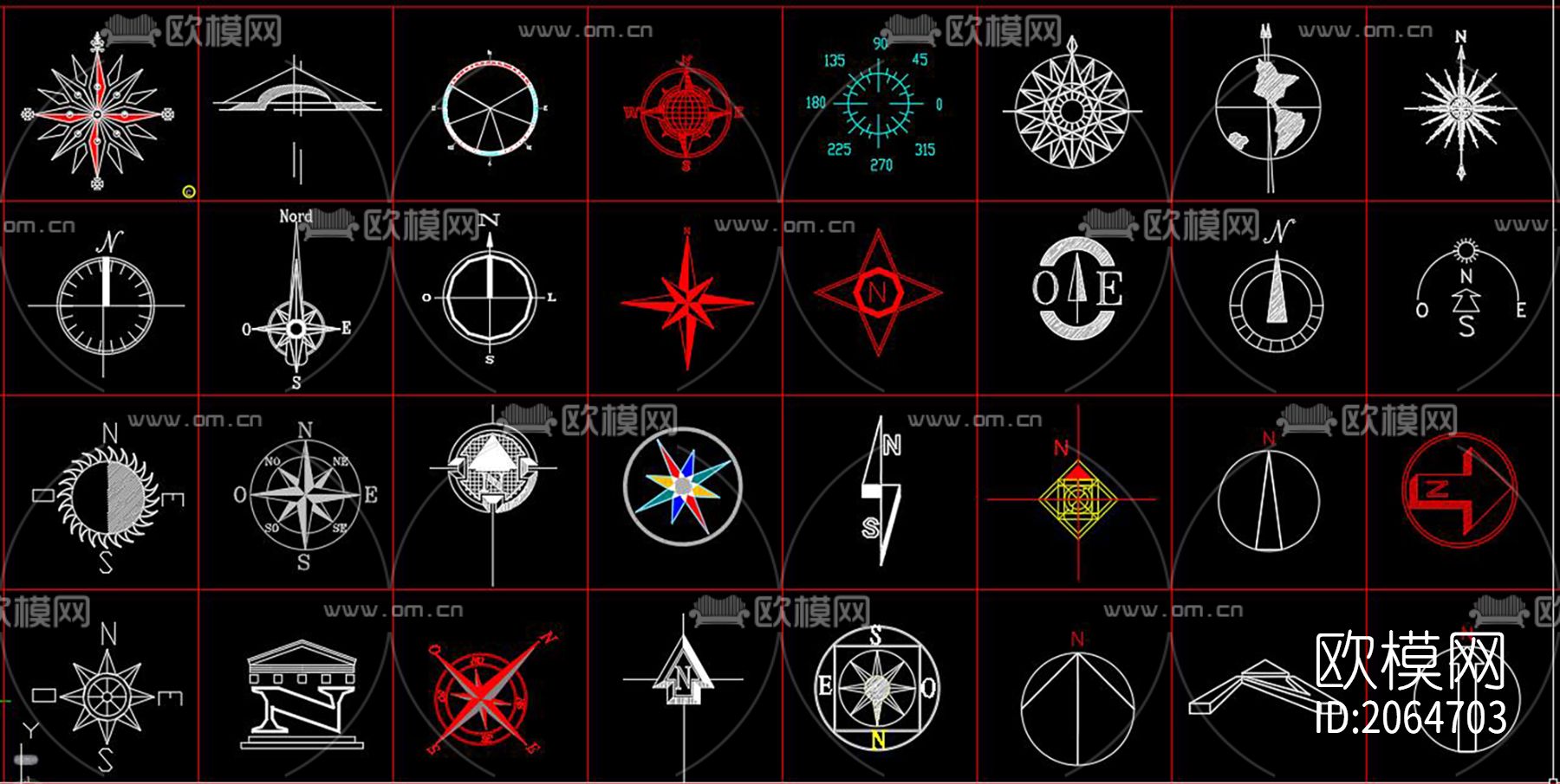 指南针cad图库下载（渲染图3）
