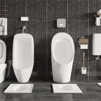  现代便器su模型 