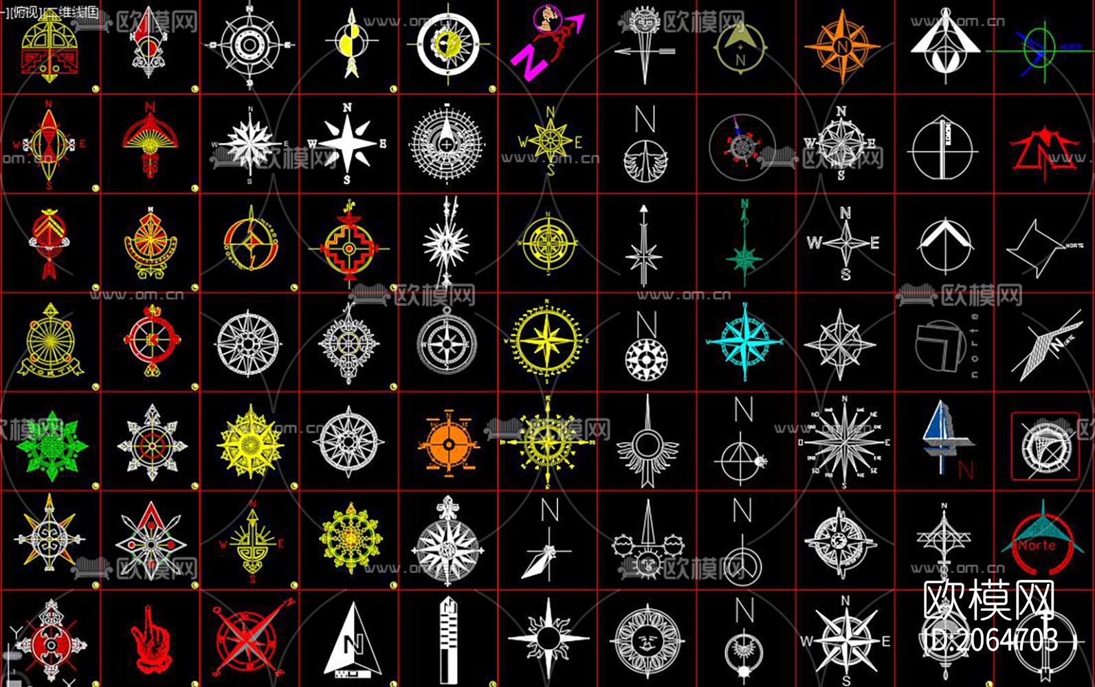 指南针cad图库下载（渲染图2）