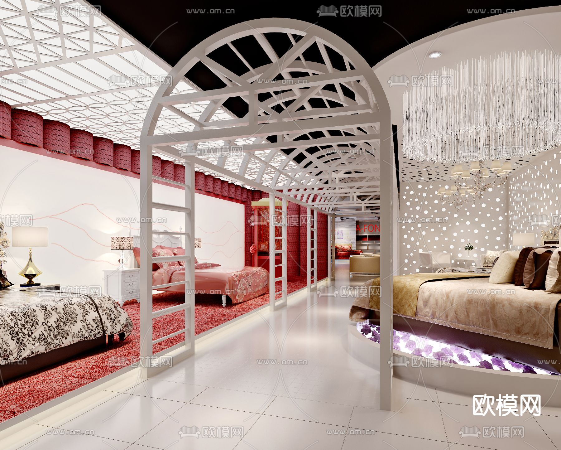 现代家具店免费3d模型下载（渲染图6）