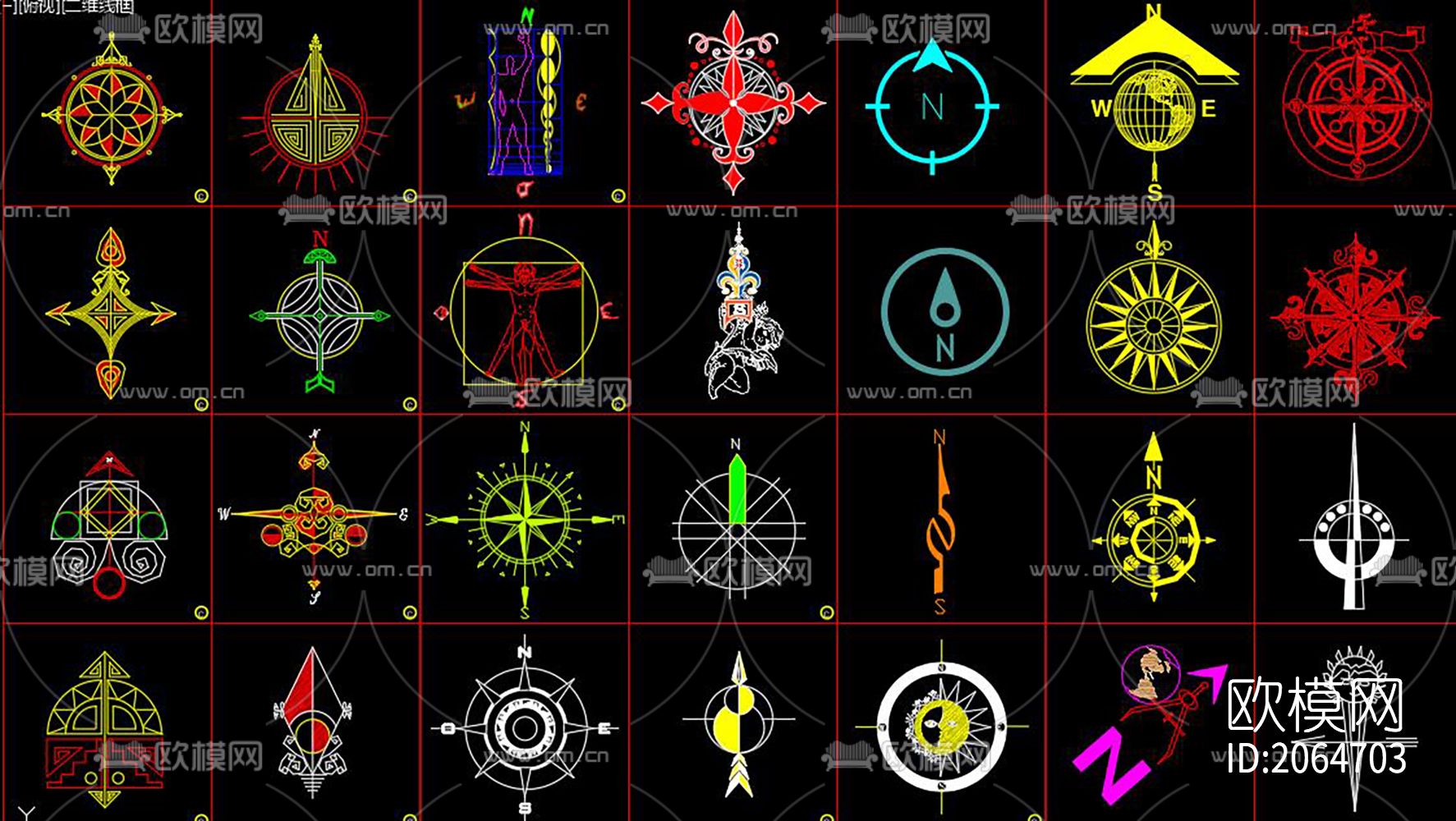 指南针cad图库下载（渲染图8）