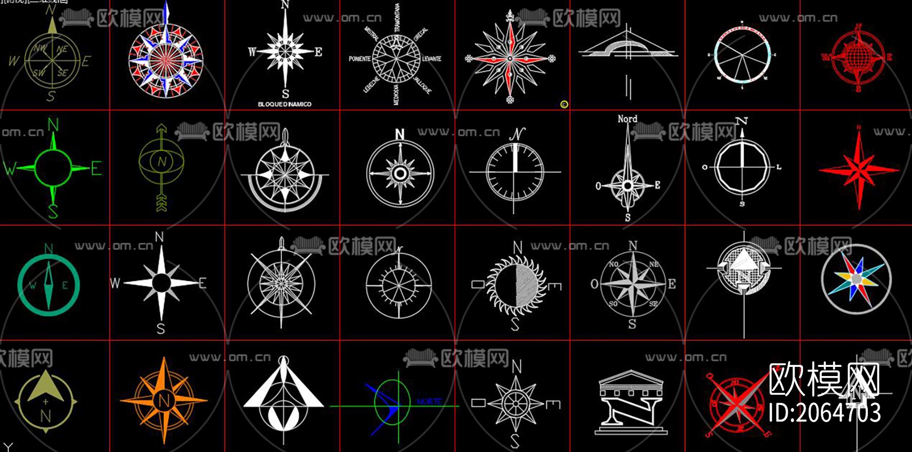 指南针cad图库下载（渲染图1）