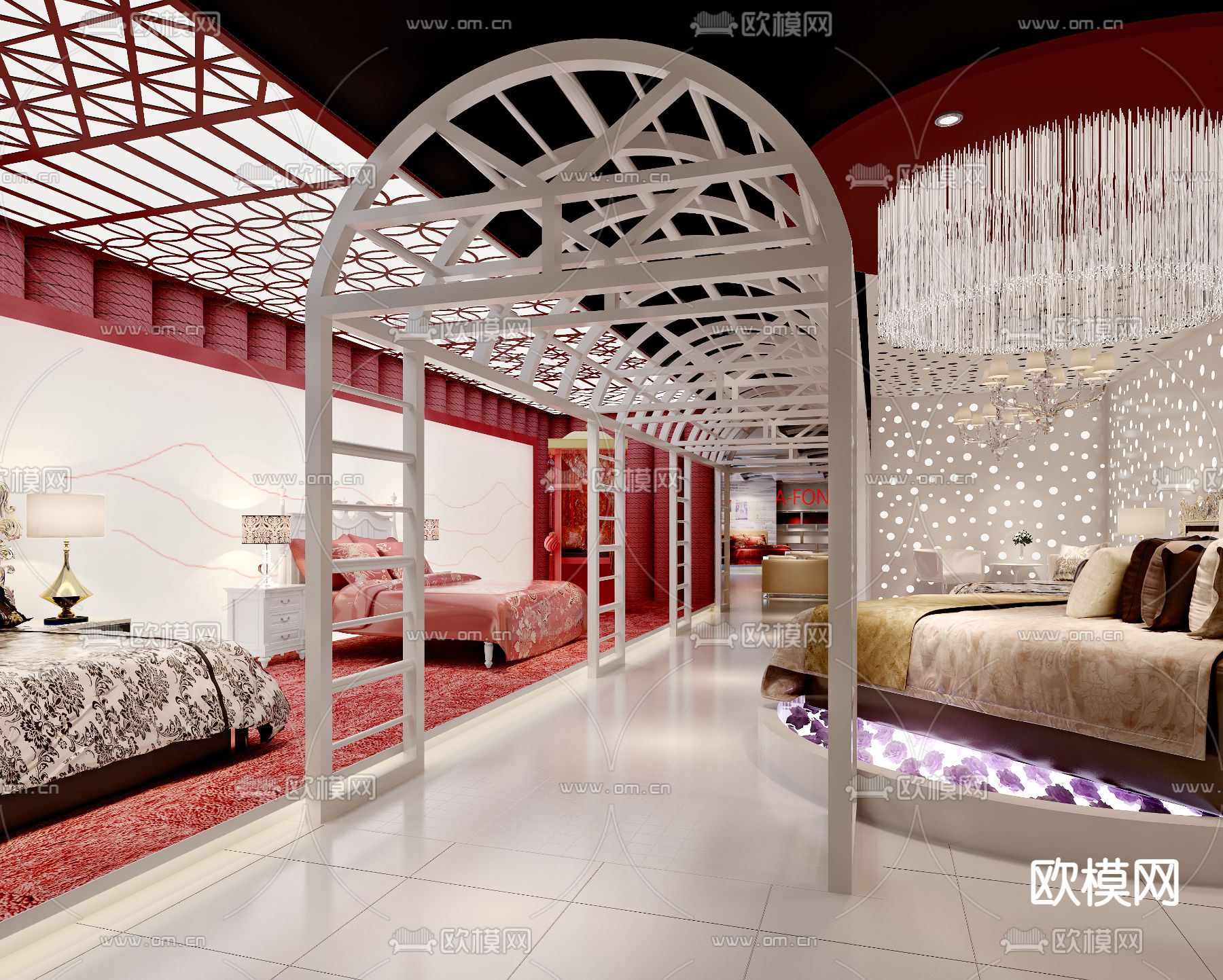 现代家具店免费3d模型下载（渲染图7）