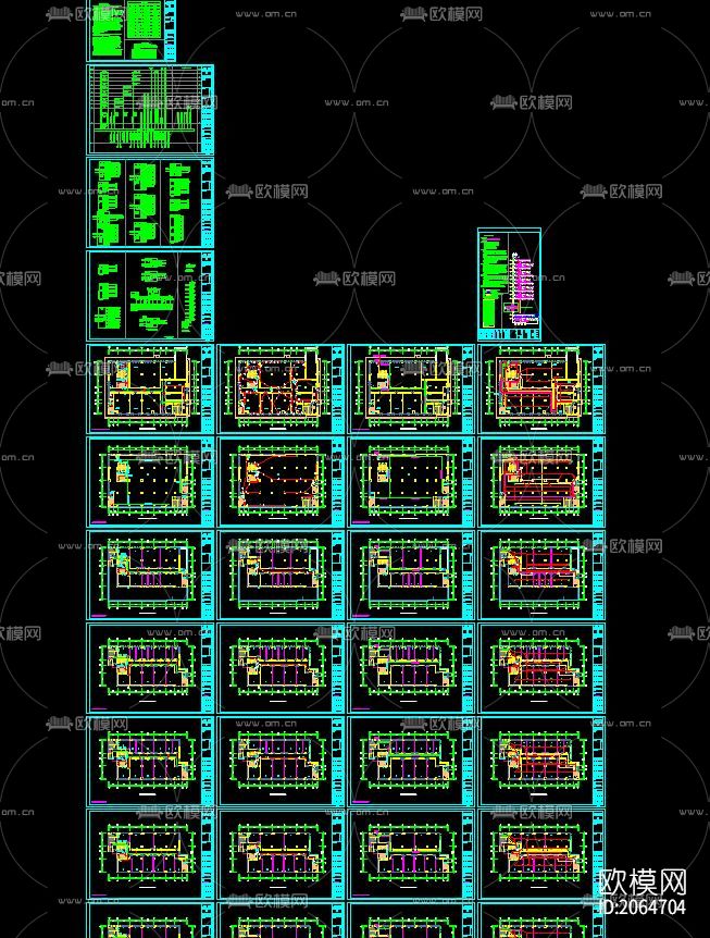 电气系统火灾自动装置图下载（渲染图8）