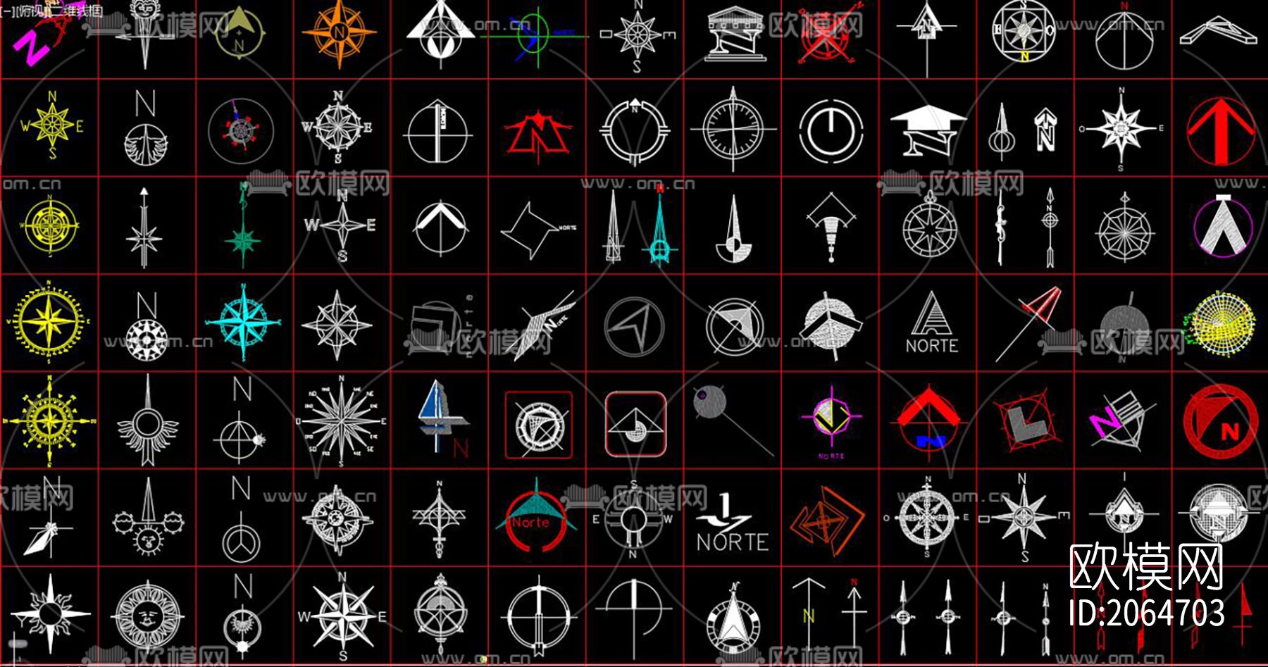 指南针cad图库下载（渲染图7）