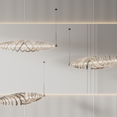 现代餐厅吊灯3d模型-3dmax模型免费下载-欧模网