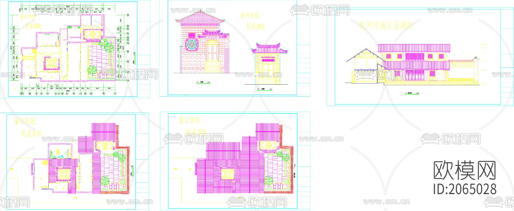 古建cad图纸下载