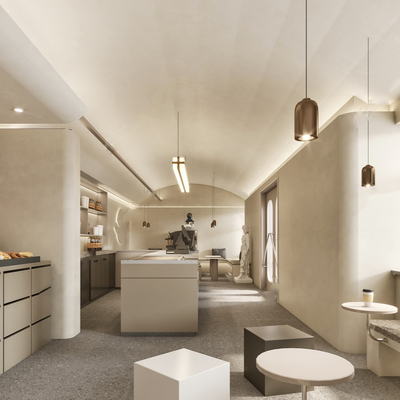  现代咖啡店su模型 