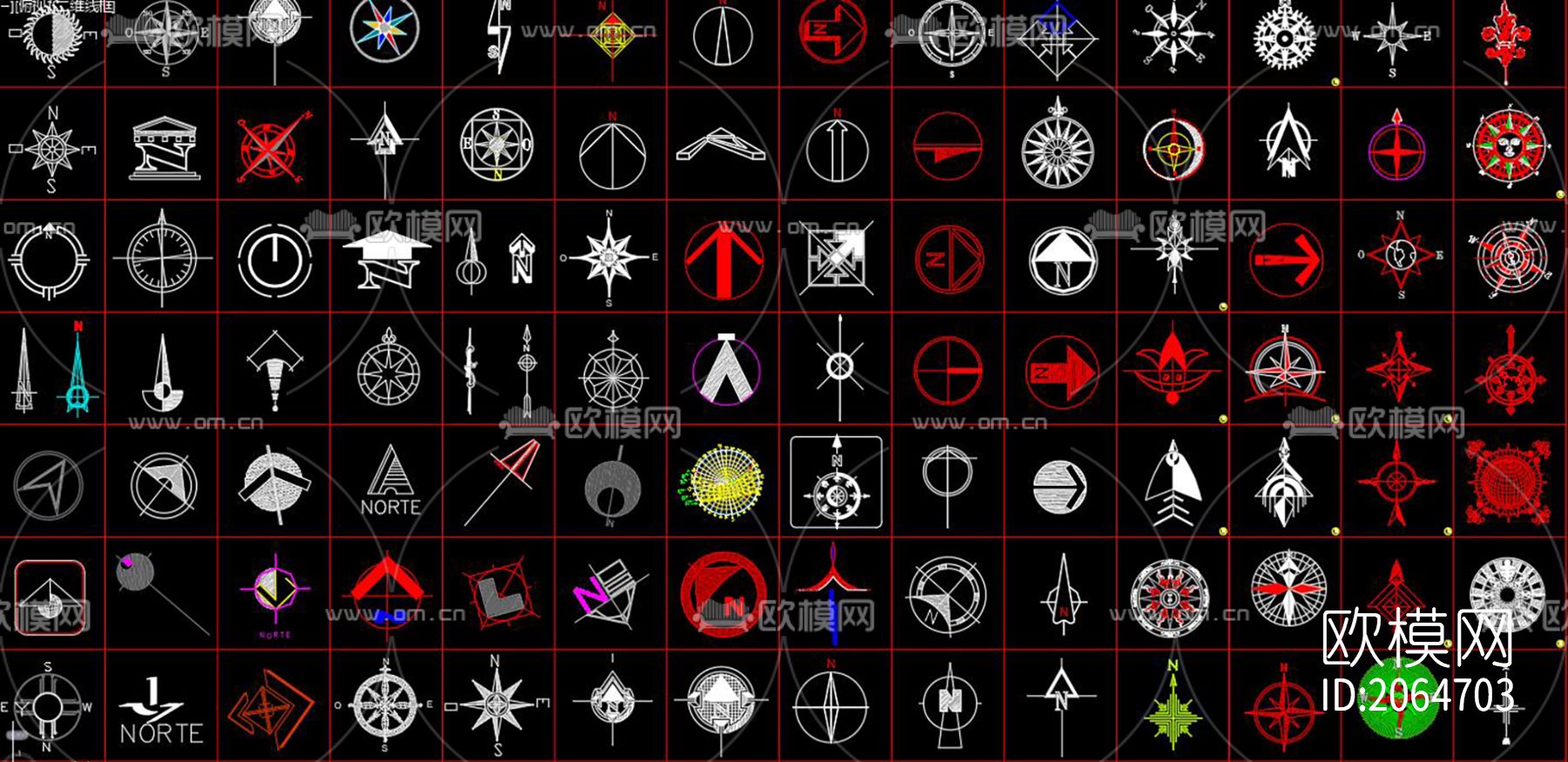 指南针cad图库下载（渲染图6）