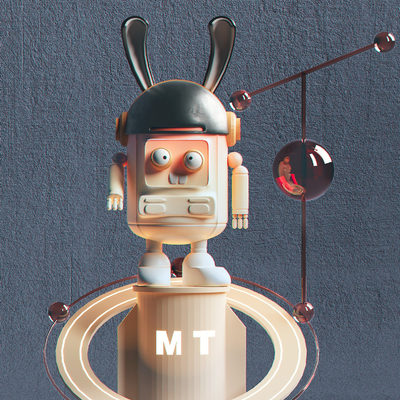  现代潮玩雕塑su模型 