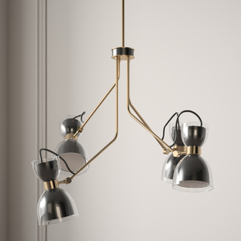 北欧金属吊灯3d模型