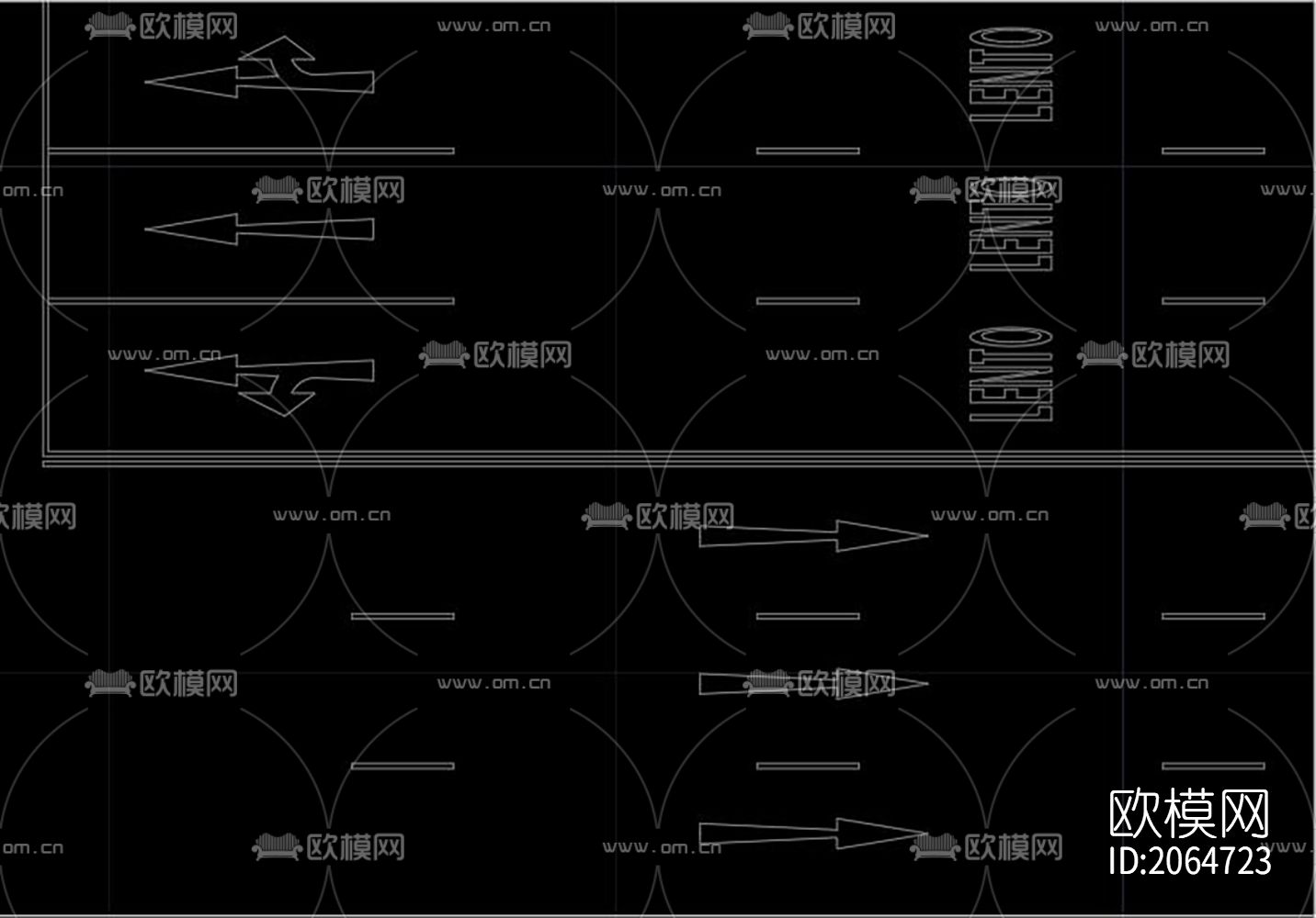 城市户外家具cad图库下载（渲染图4）