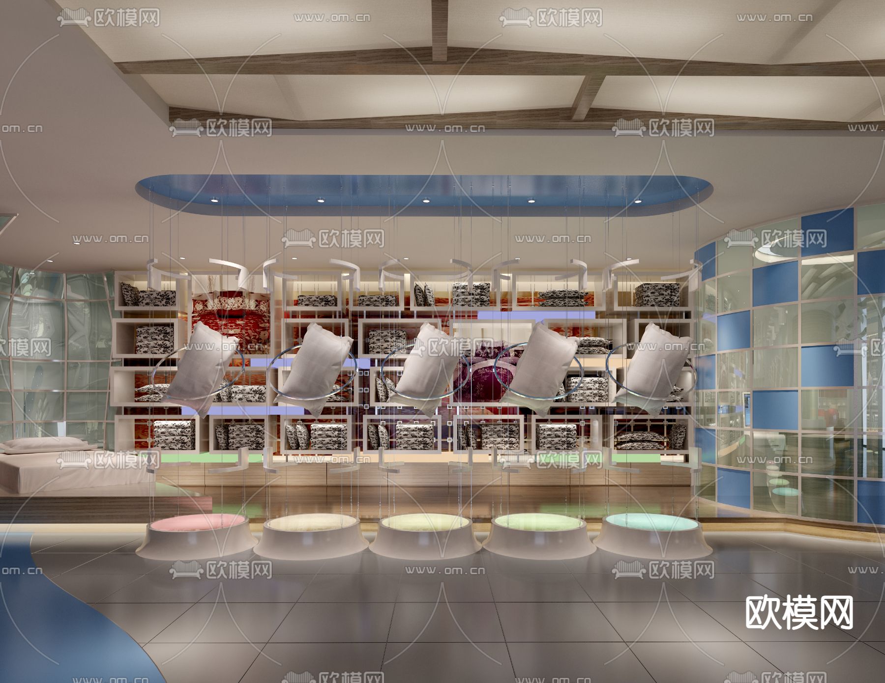 现代家具店免费3d模型下载（渲染图5）