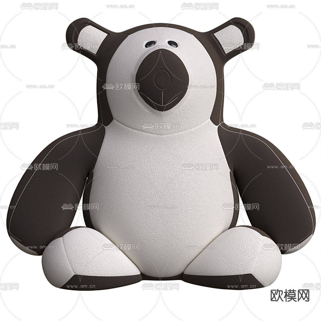 现代儿童玩偶玩具3d模型下载（渲染图2）