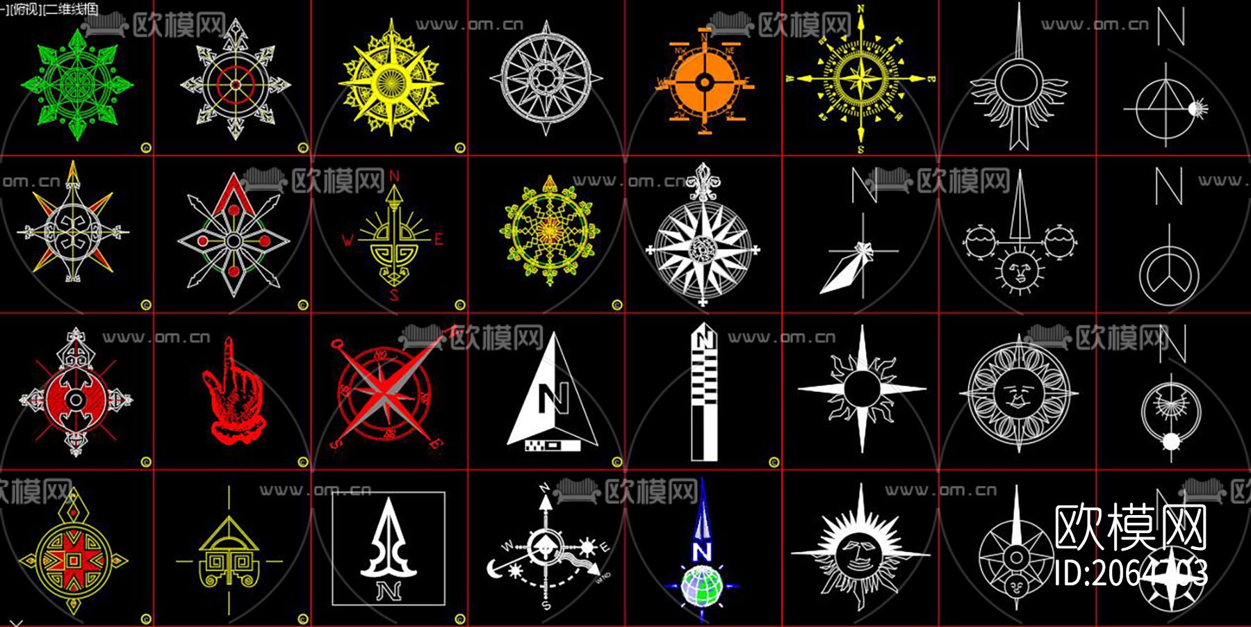 指南针cad图库下载（渲染图10）