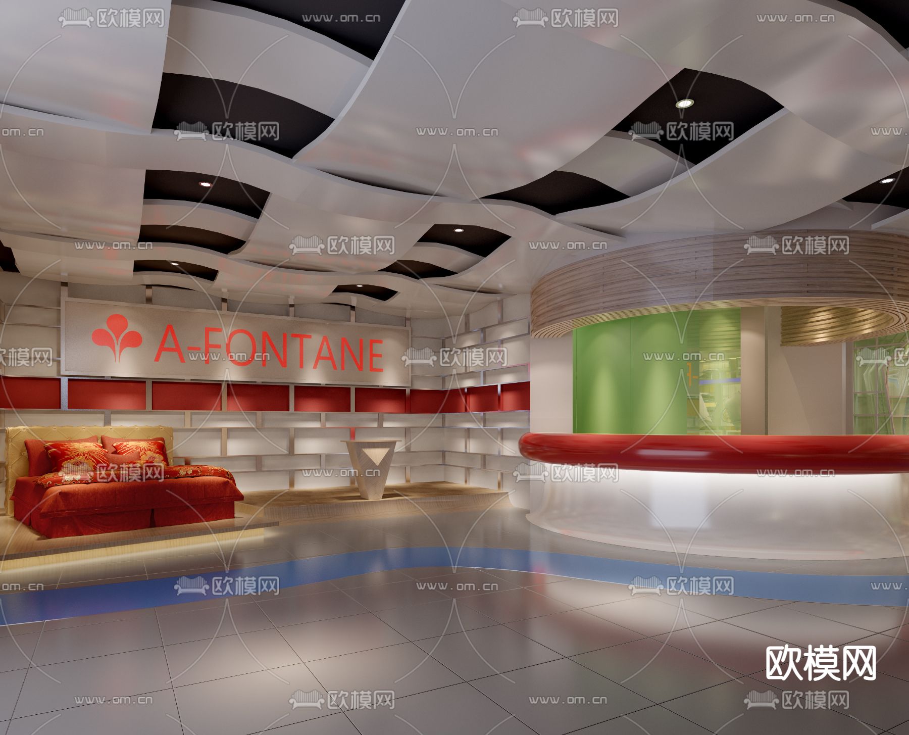 现代家具店免费3d模型下载（渲染图4）