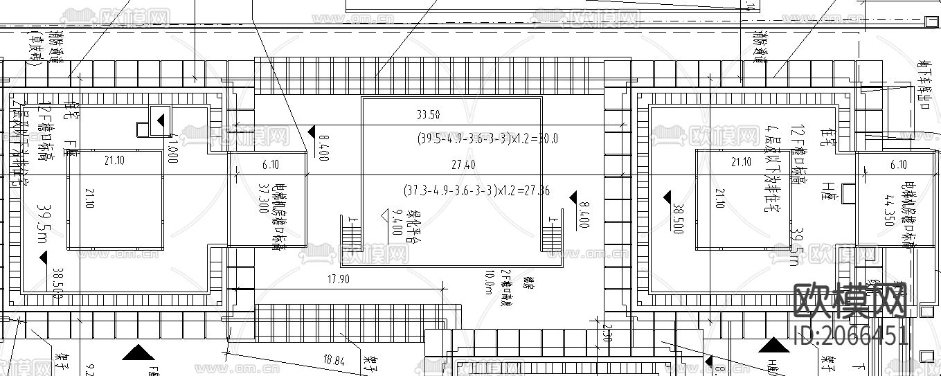 西单大厦总平面图下载（渲染图2）