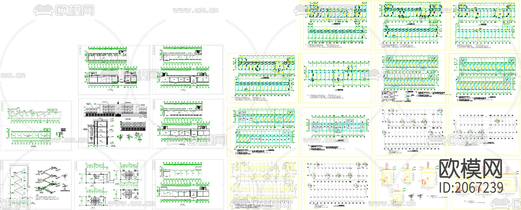 拉萨某活动中心cad施工图下载