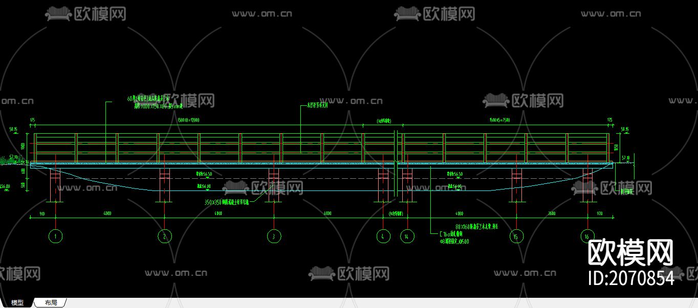 110木栈桥展开节点大样下载
