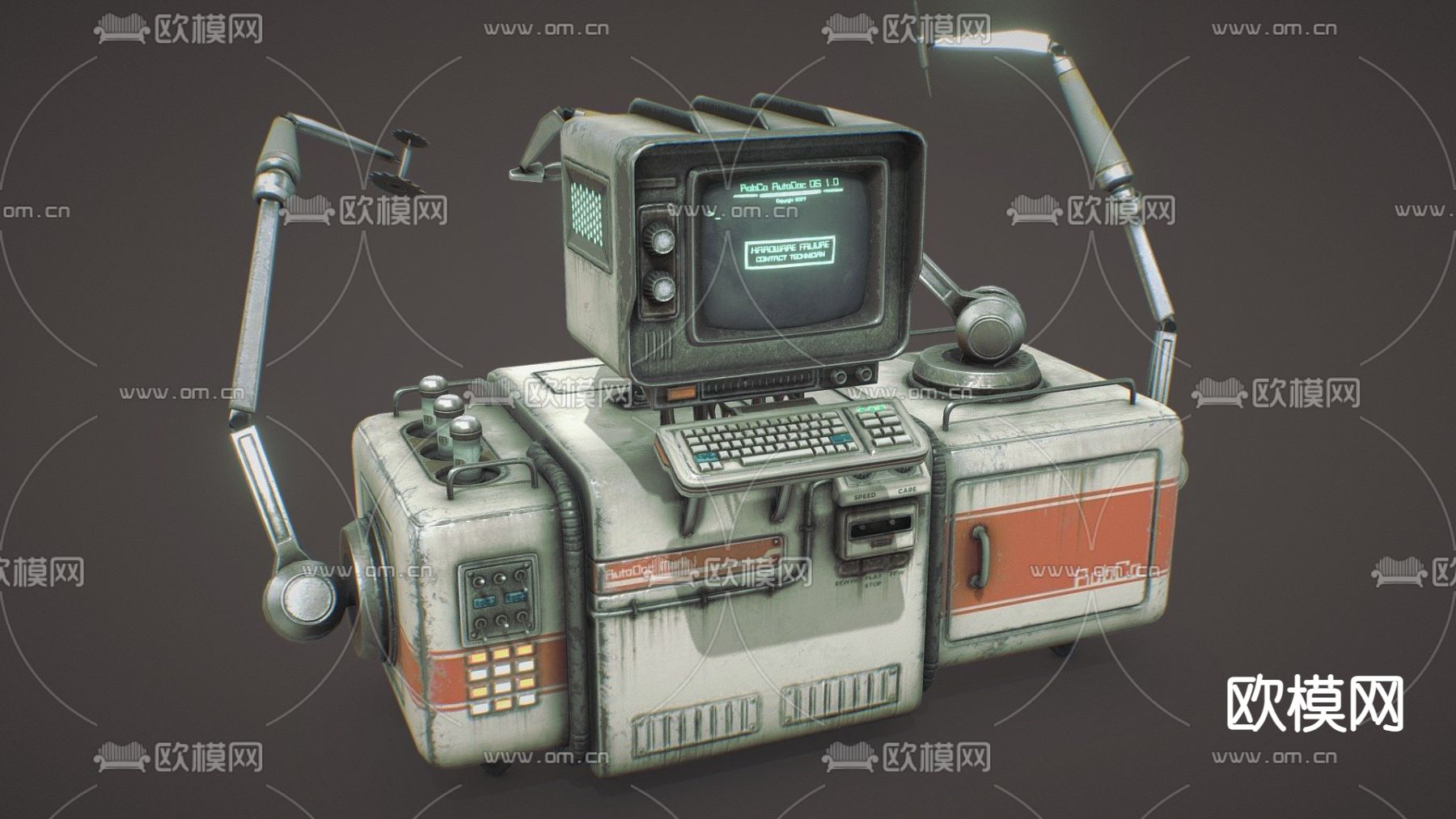 工业风军事器材免费3d模型下载