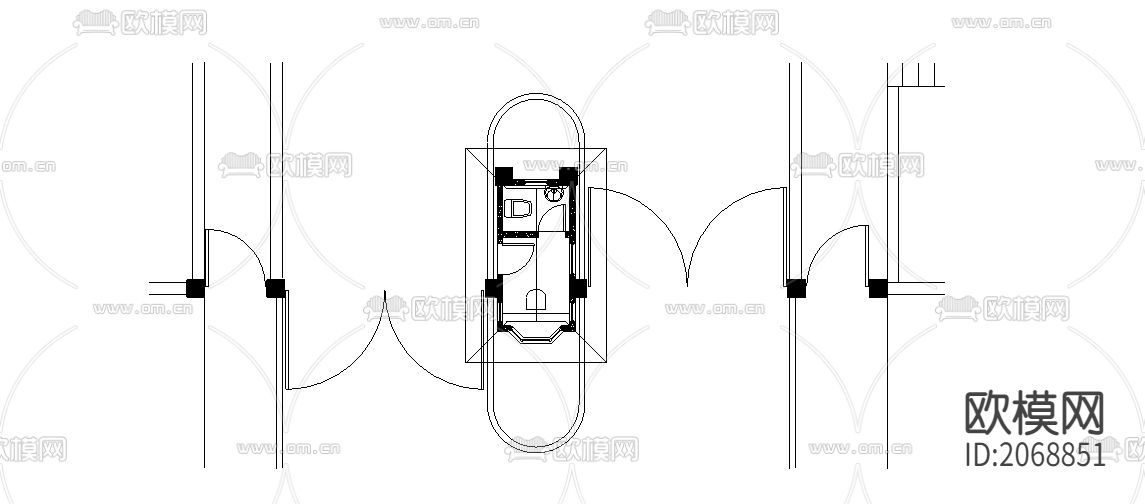卫生间cad施工图下载（渲染图3）