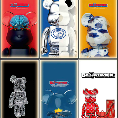  暴力熊潮牌挂画 