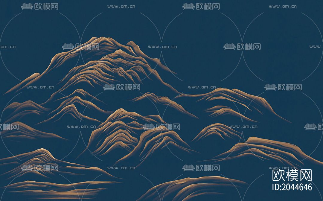 山水壁画壁纸