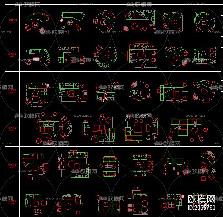 家具cad图库-免费3dmax模型库-欧模网