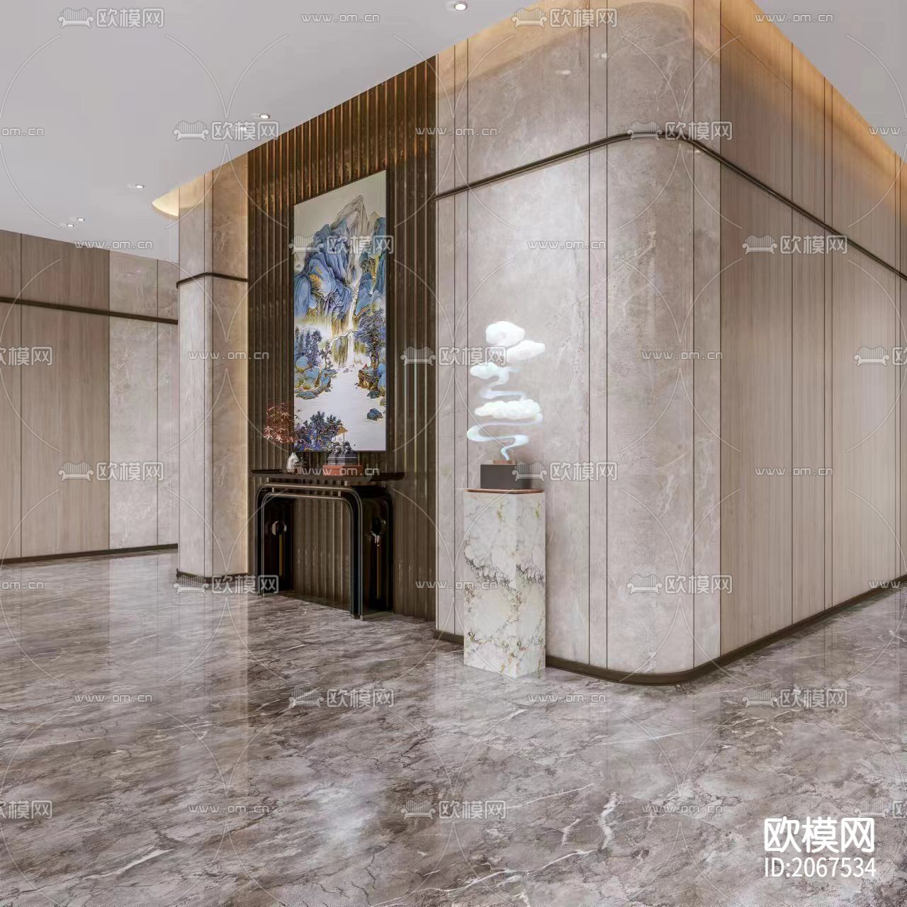 住宅cad平面图下载（渲染图4）