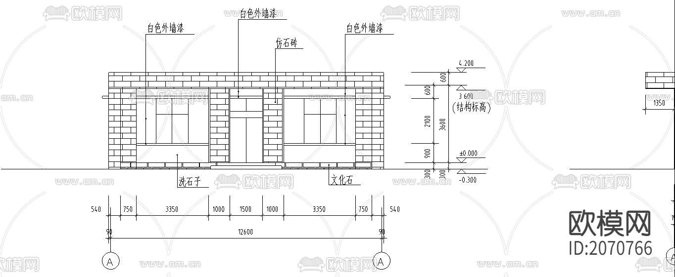 卫生间cad施工图下载（渲染图3）