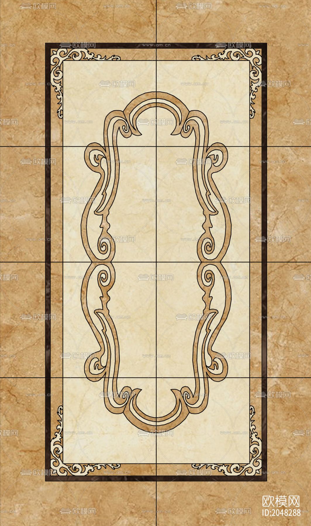 黄色地砖拼花下载