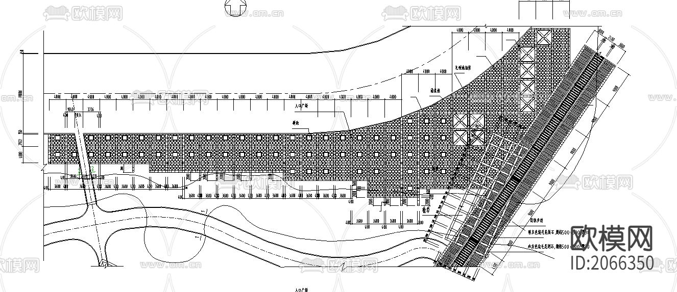 铺装样图CAD施工图下载（渲染图2）