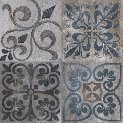  灰色花砖 