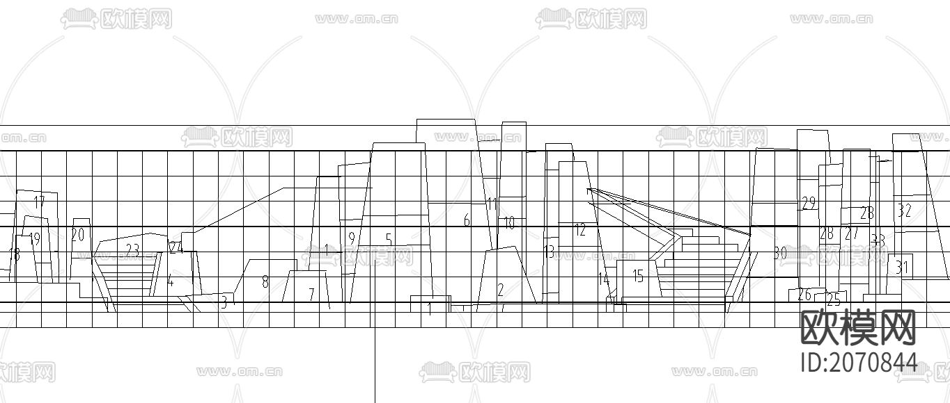 公园假石节点大样下载（渲染图1）