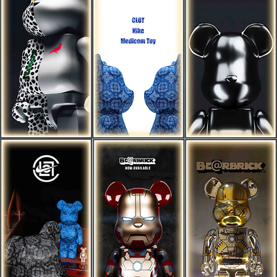  暴力熊潮牌挂画 