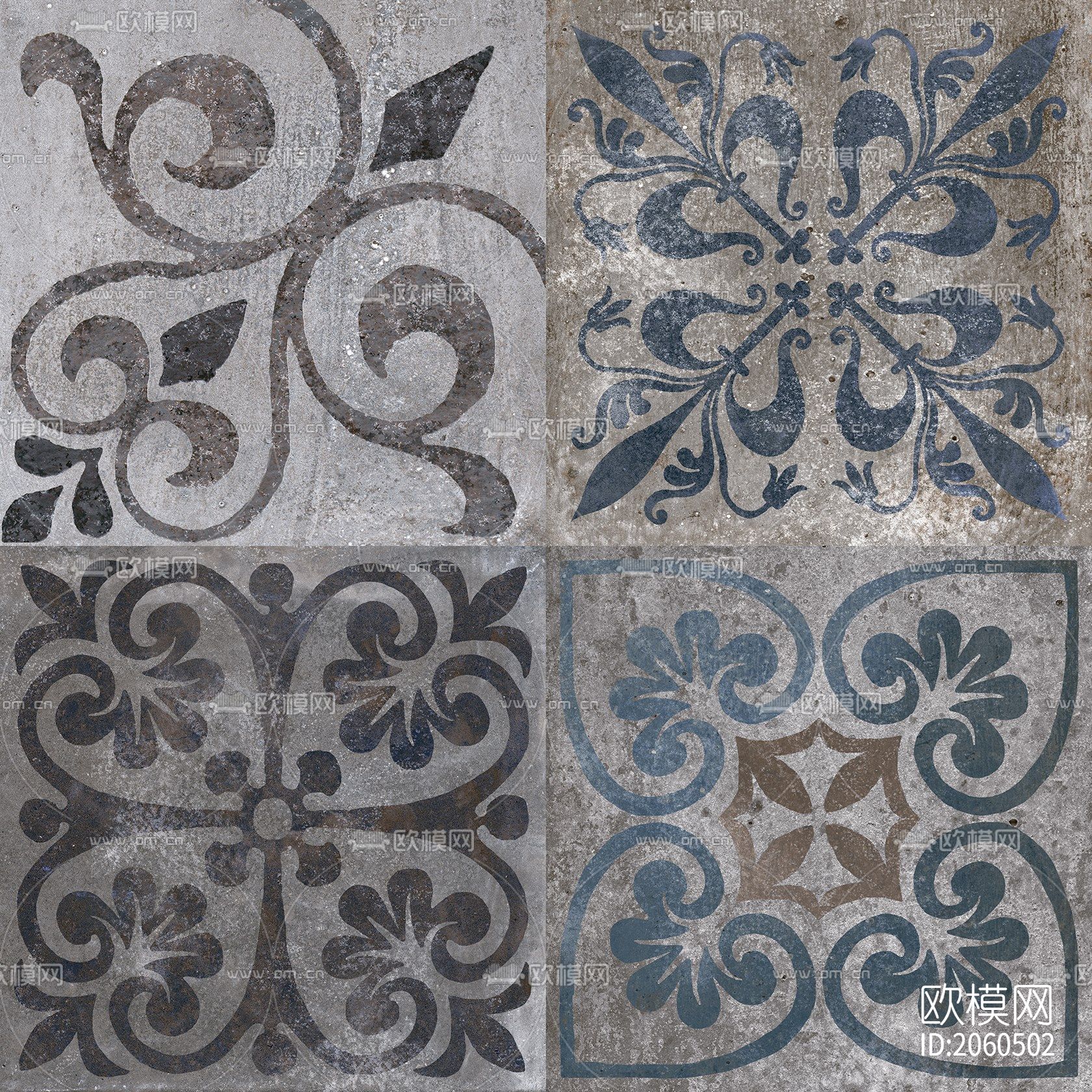 灰色花砖下载
