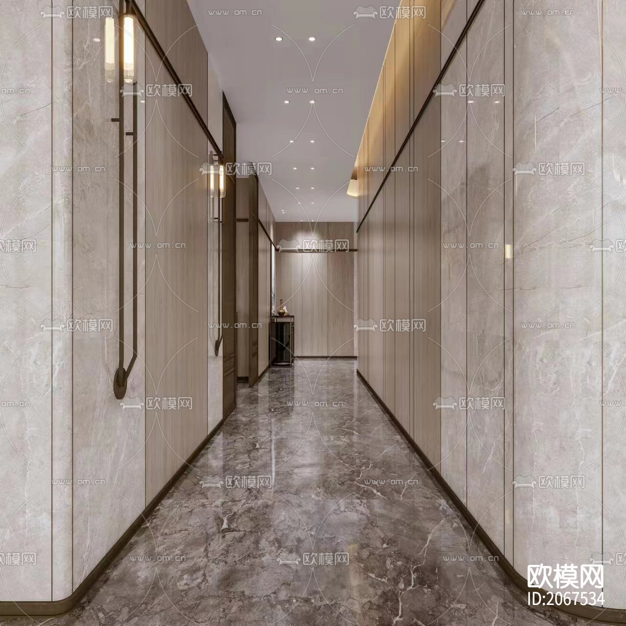 住宅cad平面图下载（渲染图2）