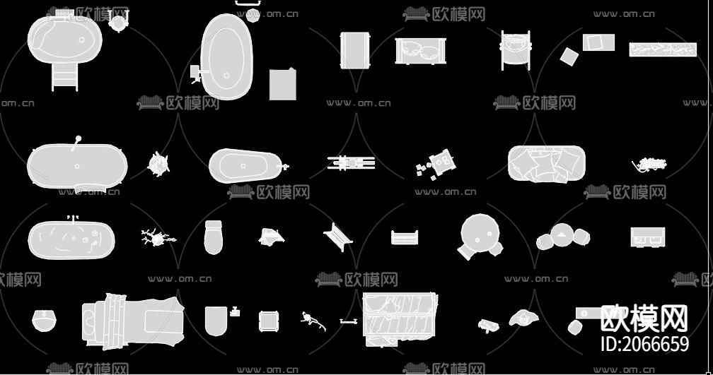 厨房卫浴软装陈设下载（渲染图5）