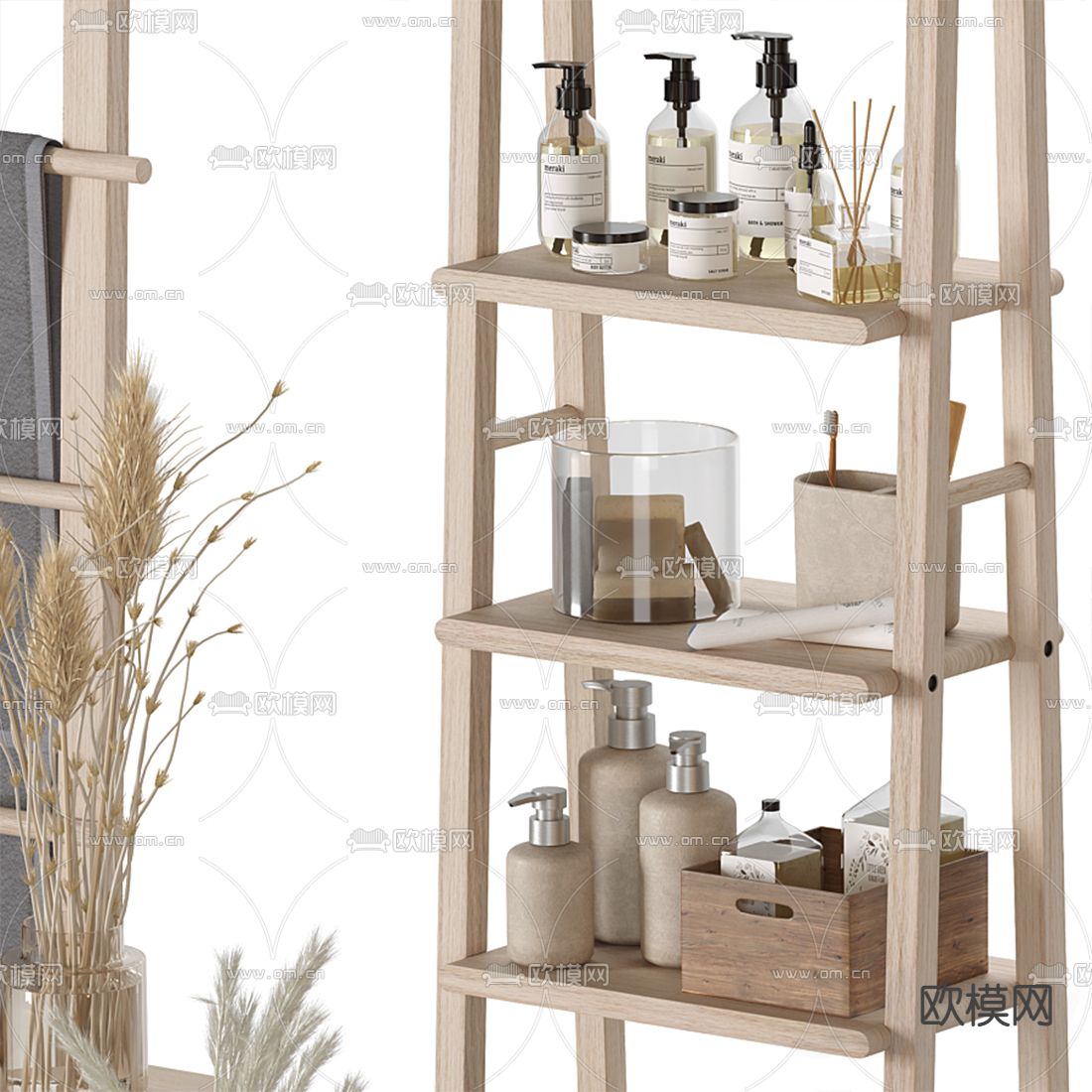 北欧洗涤用品3d模型下载（渲染图4）