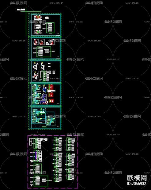 机房工程系统图下载（渲染图2）