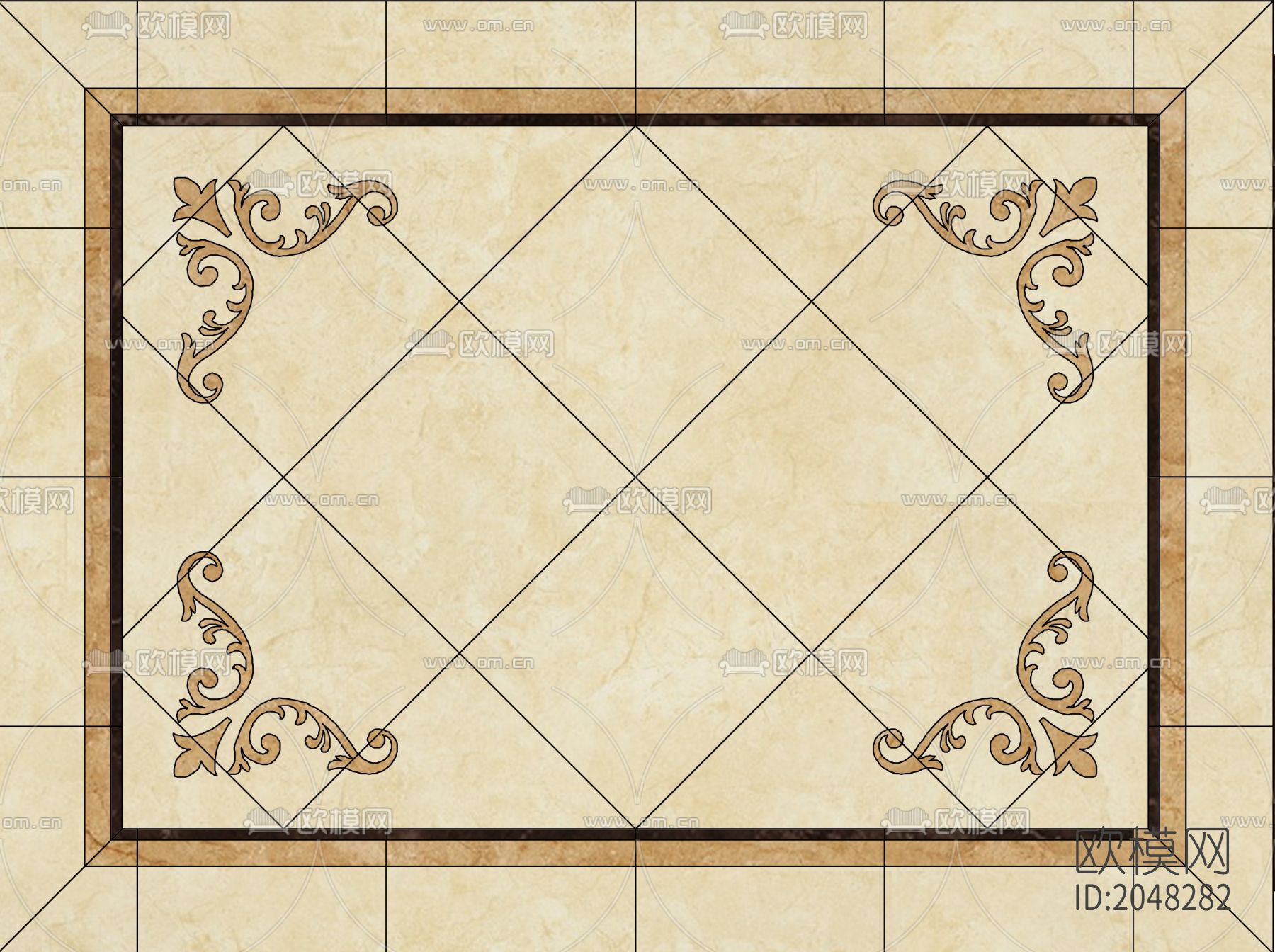 黄色地砖拼花下载