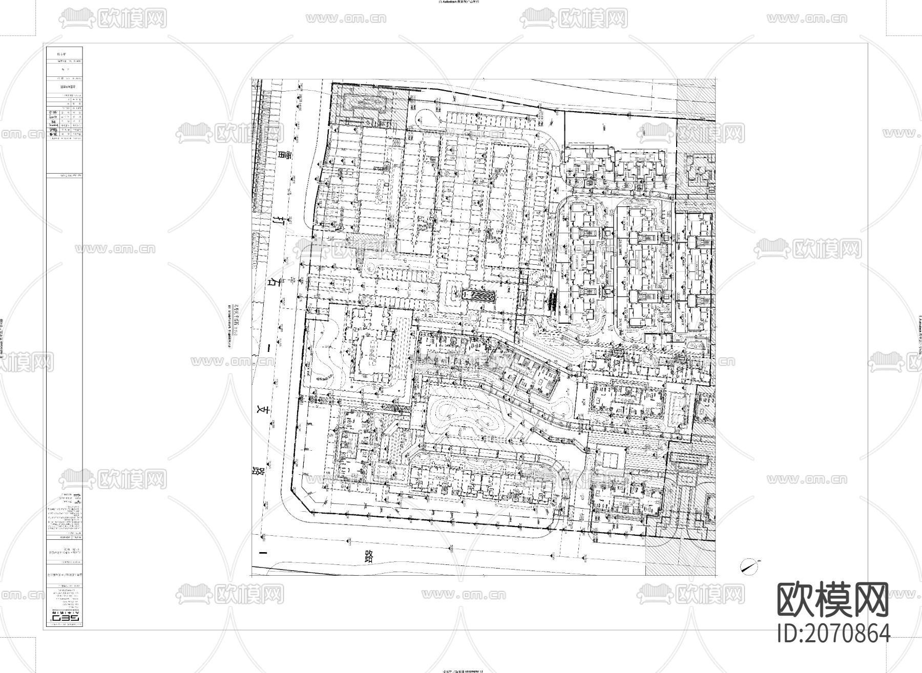 某小区景观cad施工图下载（渲染图7）