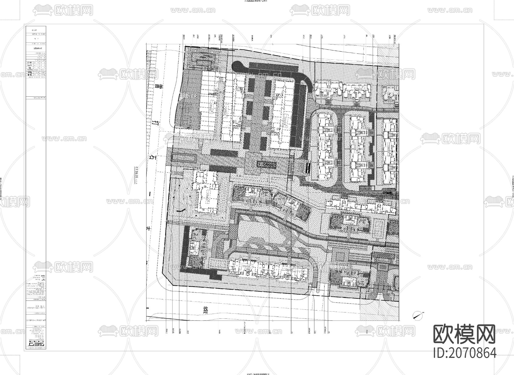 某小区景观cad施工图下载（渲染图8）