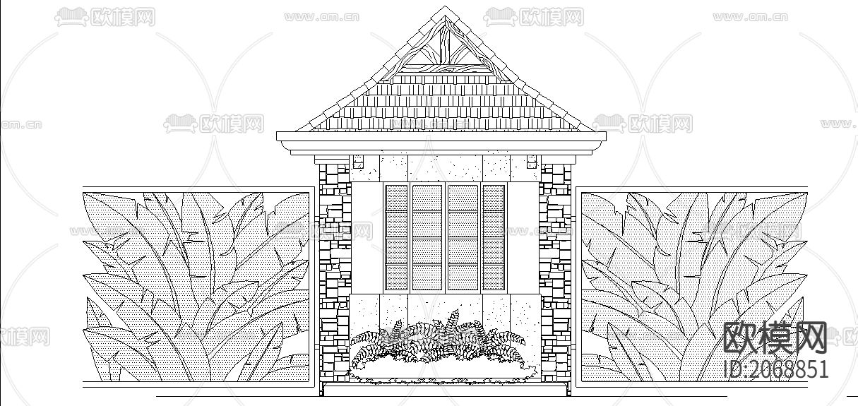 卫生间cad施工图下载（渲染图2）