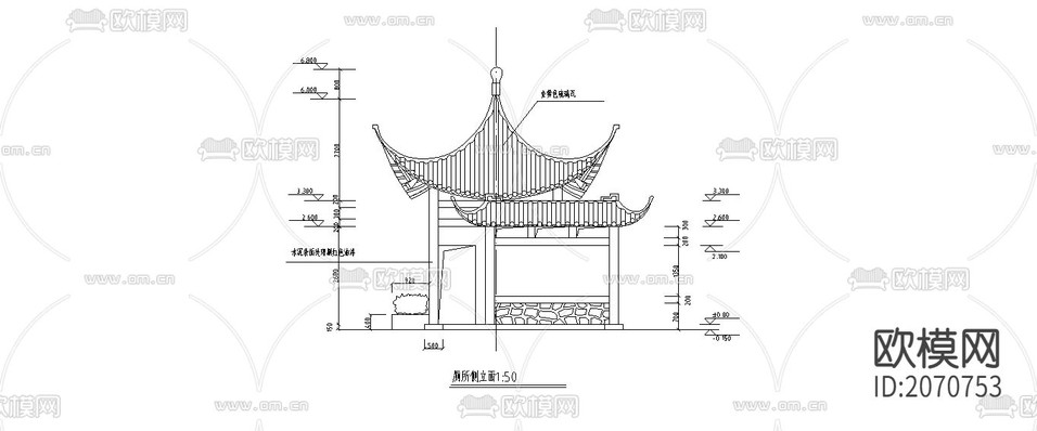 廁所cad施工圖下載