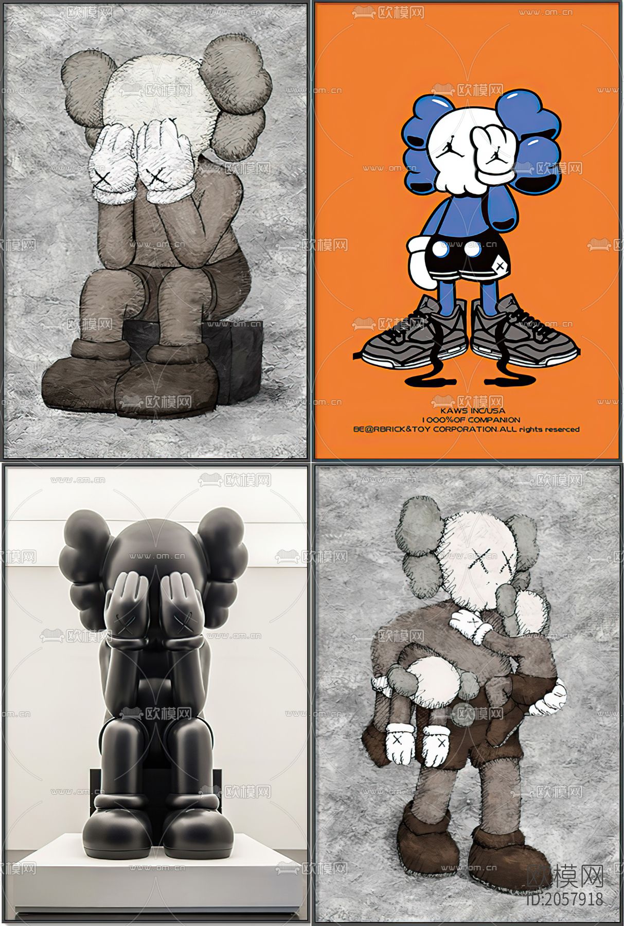 暴力熊潮牌挂画下载